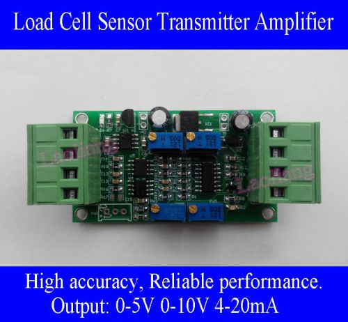 New 0-5V 0-10V 4-20mA Load Cell Sensor Transmitter Signal Amplifier Transducer