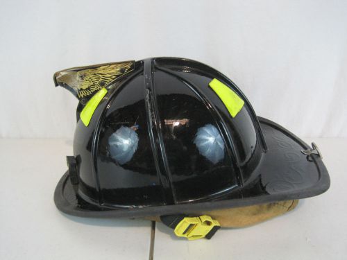 Cairns Firefighter Black Helmet Turnout Bunker Gear Model with Eagle 1010(H517)