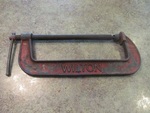 Vintage WILTON 540A-12 C-Clamp 12 In Opening 8 lbs 19.75&#034; Long