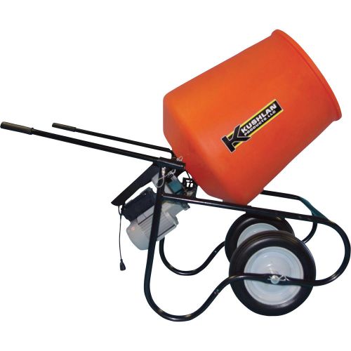Kushlan Professional Portable Electric Direct Drive Cement Mixer- 3.5 Cubic ft
