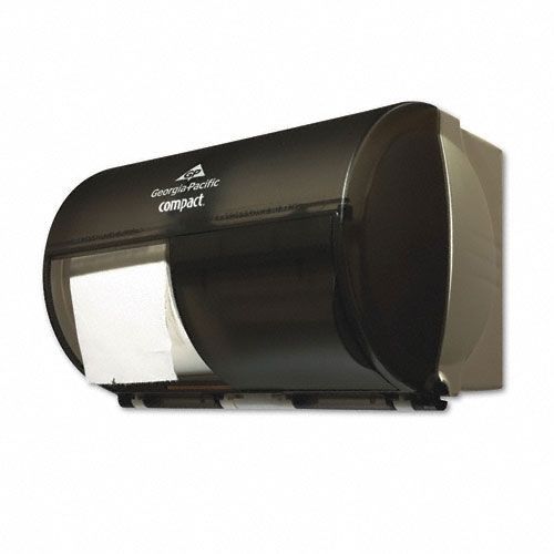 Georgia-Pacific Compact 56784 Translucent Smoke Roll Bathroom Tissue Dispenser,