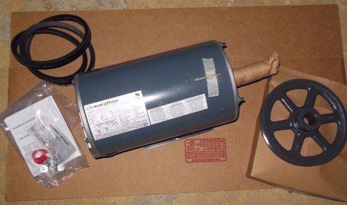 Marathon pqe56t17d5847a p / 3 hp. / 208-230/460 / 3 phase / with belt &amp; 2-pulley for sale