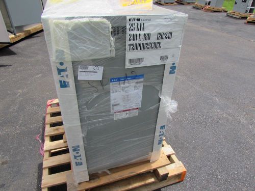 Cutler hammer dry type transformer 25 kva cat # t20p11b25cuee new for sale