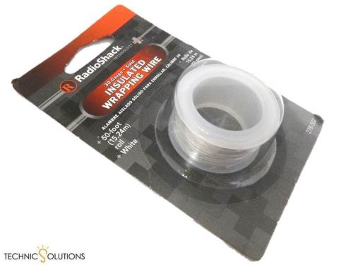 RadioShack 50-FT White Insulated Wrapping Wire 30-Gauge # 278-502