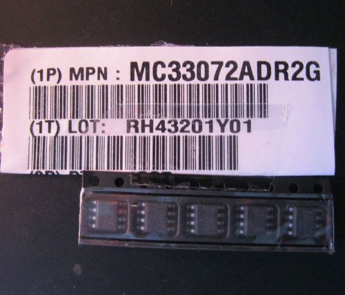 5pcs MC33072D / MC33072DG DUAL OP AMP 4.5MHZ SMD SOIC-8 MC33072DR2G