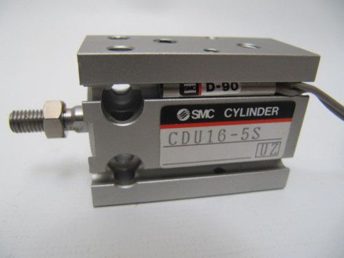(NEW) SMC Pneumatic Cylinder CDU16-5S with D-90 Sensor