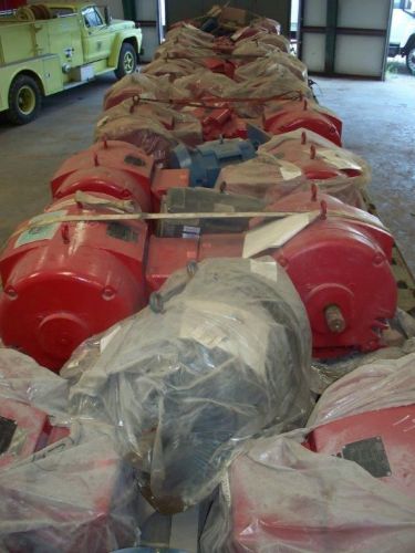 Lot of forty(40) unused electric motors // 15hp up to 250hp // never installed for sale