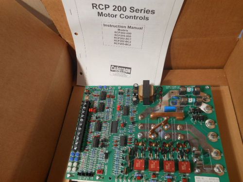 Carotron RCP202-000 Power Board NEW  Input 115/130 VAC 1 HP Arm 10amp
