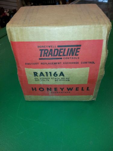 Vintage Honeywell Part-RA116A-Oil Burner Stack Relay-Factory replacement-NOS