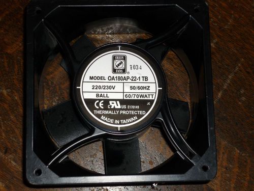 Orion fans oa180apl-22-1tb 180x65 ac 220vac dual ball bearing 405cfm for sale