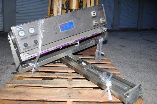 Aline heat seal corporation vacuum impulse sealer elvis-30 with pneumatic stand! for sale