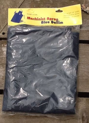 New In Package Machinist Apron Blue Denim 36&#034;X24&#034;