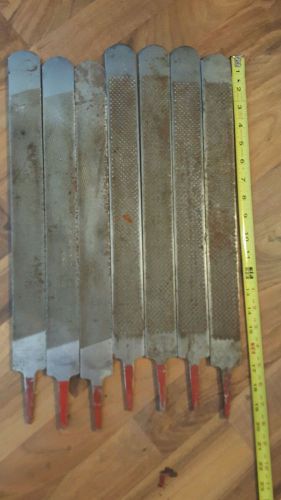 Horse files used  great for knife making