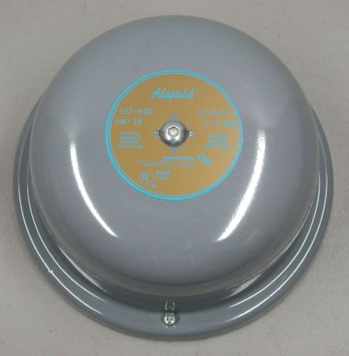 Edwards general signal 332-6g5 6&#034; adaptabel 24v 0.5a outdoor alarm signal bell for sale
