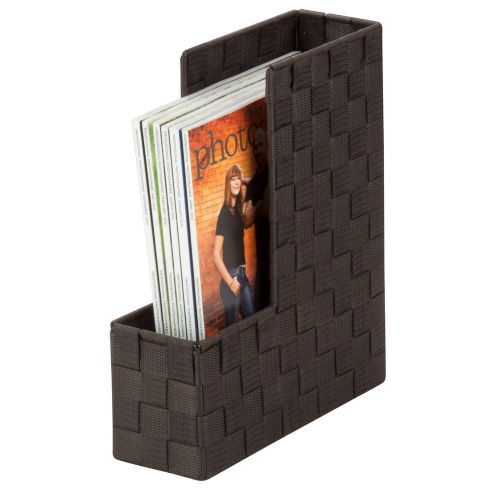 Honey Can Do Woven Magazine File (Pack of 3) Espresso