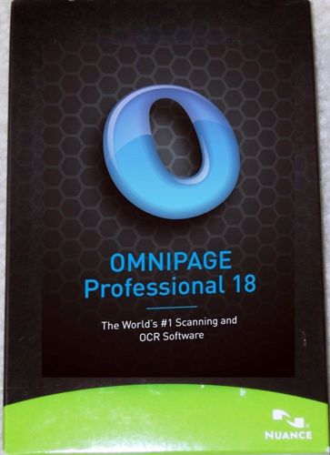 Nuance OmniPage 18 Professional - OCR And Scanning
