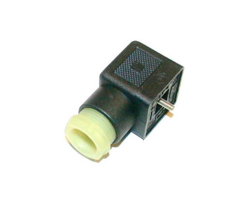 NEW BLACK CANFIELD  SOLENOID CONNECTOR PLUG MODEL 5300-1090000