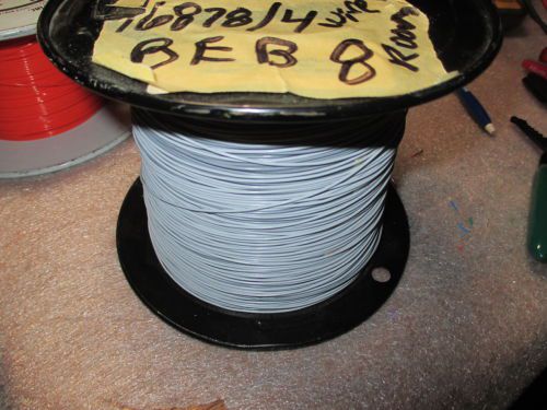 M16878/4BEB8 24 awg. SPC Silver Pated 7/28str Grey wire 1250ft.