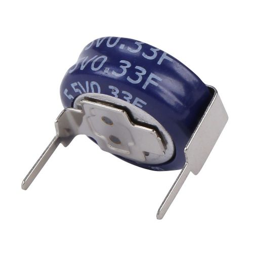 5PCS/lot  CSDWELL Coin Super Capacitor 0.33F 5.5V Ultra capacitor H Type