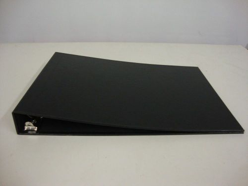 7 Ring Check Binder 3-On-A-Page Black