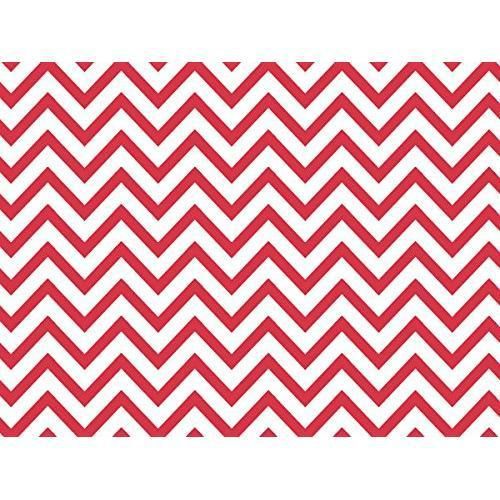 Red Chevron Tissue Paper 20&#034; X 30&#034; - 24 Sheet Pack New