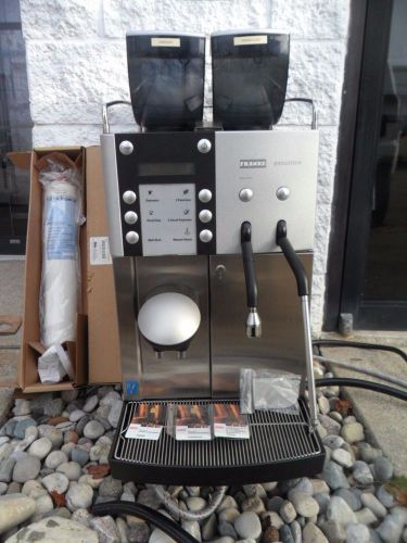 Franke evolution 2-step espresso maker complete in fantastic condition + filters for sale
