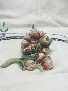 Dicksons Audrey Jeanne&#039;s Expressions Tulip Ceramic Business Card/Mail Holder