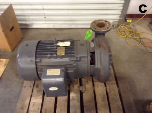 Goulds 3656 End Suction Flanged Centrifugal  Pump 3x4-13 w/ Baldor 25 HP Motor