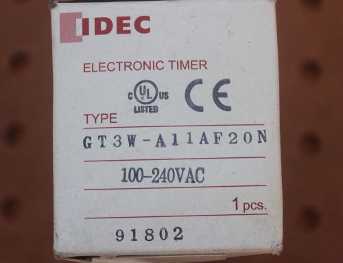 IDEC GT3W-11 ELECTRONIC TIMER 30 VDC