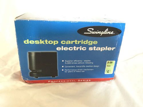 Swingline Desktop Cartridge Electric Stapler, 25 Sheets, Black