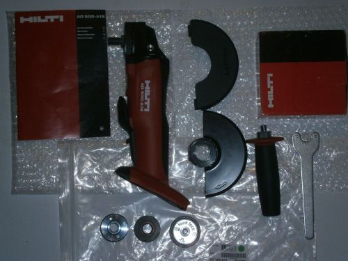 HILTI AG 500-A18  Cordless Grinder Cut Off Tool  With 25 Discs