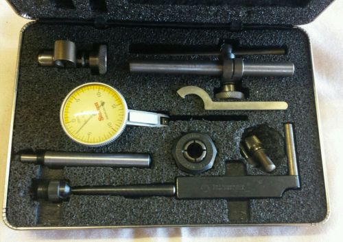 Starrett 709A Dial Indicator and Accessories in Box