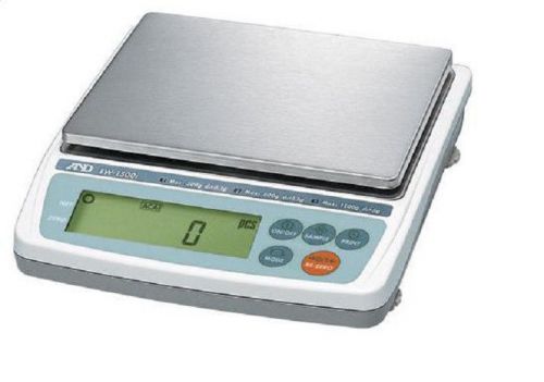 A&amp;d ek-2000i precision lab balance compact scale 2000x0.1g, brand new,5 year war for sale
