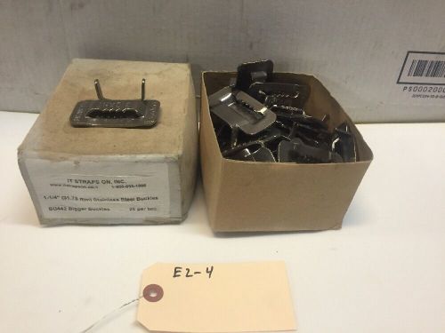 Box of 25 it straps on stainless steel buckles 1-1/4&#034; bu442 fast shipping for sale