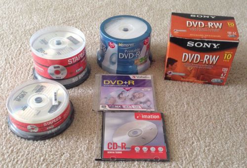 DVD-R SUPER VARIETY PACK - 135 NEW recordable DVD-R Disks - FREE SHIPPING!