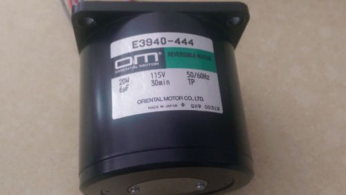 Oriental motion control reversible ac motor E3940 -444 115v Black Friday 24hr Di