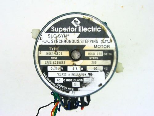 Superior Electric Slo-Syn Stepping Motor M063-CE09