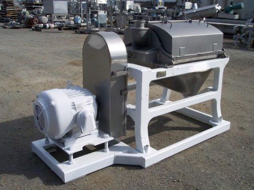 Fmc pulper/finisher, model 100, s/s contact, 30 hp,  x for sale