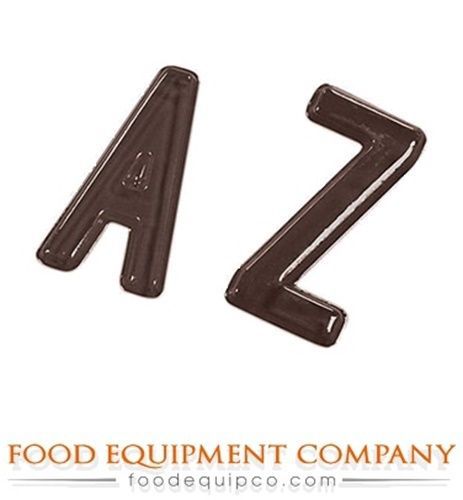 Paderno 47868-15 Chocolate Mold letters (A-Z) 1-7/8&#034; L x 1-1/8&#034; W x 1.75&#034; H...