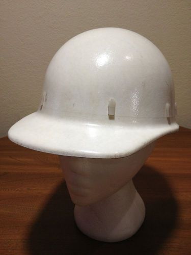 Vintage Apex Safety Products Front Brim Hard Hat Liner Fiberglass White