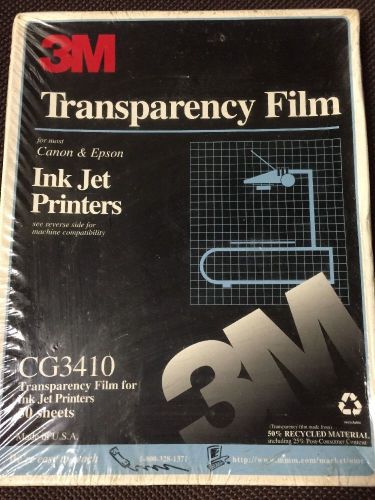NEW 3M Transparency Film CG3360 Laser Printer 50 sheets 8.5x11 CG3360