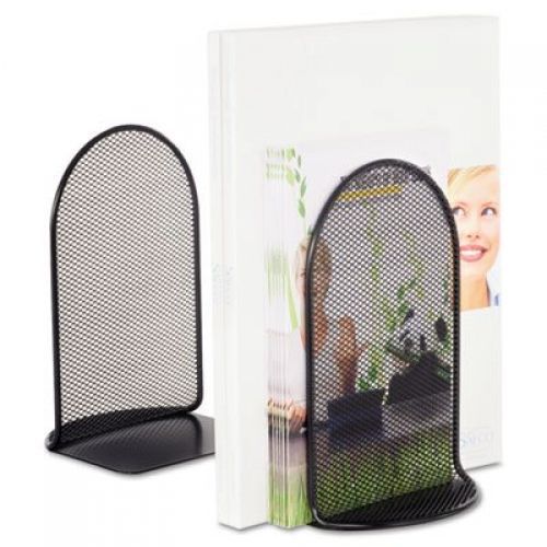 Safco Products  3273BL Onyx Mesh Book Ends (1 Set), Black