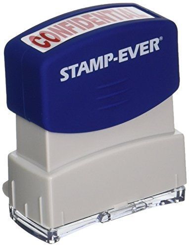 Stamp-Ever Pre-Inked Message Stamp, Confidential, Stamp Impression Size: 9/16 x