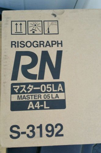 Riso Masters RN S-3192 for Models RN2000, RN2030, RN2080,RN2100, RN2130