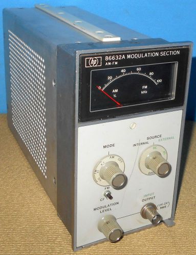Hewlett packard hp 86632a am/fm modulation section plug in for 8660c for sale