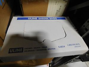 Uline PVC Shrink Film Bags 100 gauge 7&#034; x 10&#034;  DVD CD Approx 500 pcs S-6834 READ