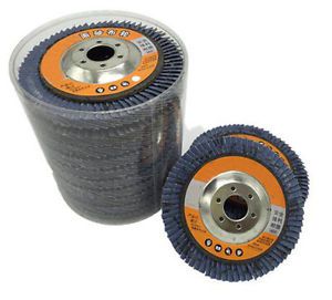 5pcs/lot 4&#034; zirc sanding flap wheel disc sanding grinding cutting 60 80 320 grit for sale