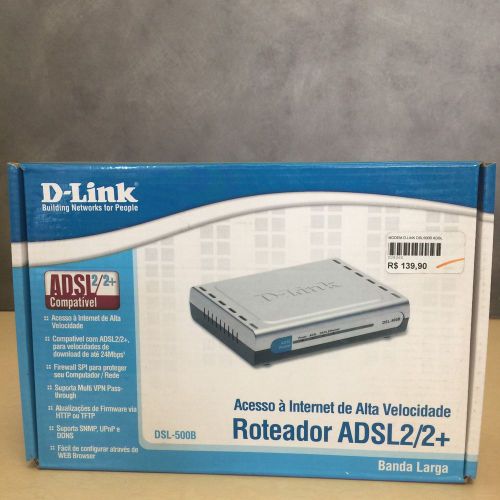 D-Link Modem Router ADSL2 / 2 + DSL-500B