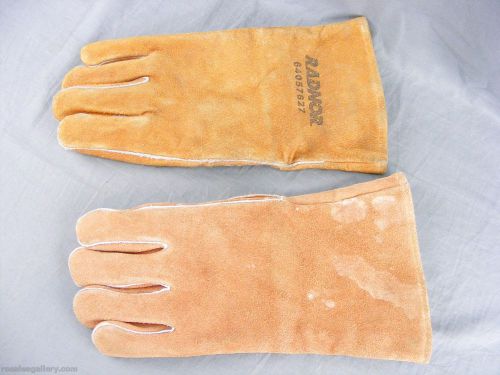 Radnor Welding Gloves Brown Leather 64057627-Used