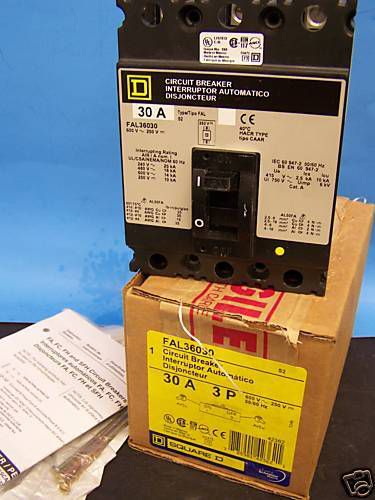 Square d 30a circuit breaker fal36030 for sale